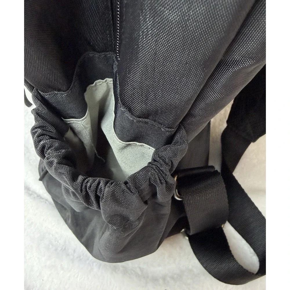 Baggallini‎ RFID Travel Backpack Black Nylon Laptop Carry On Organizer Bag